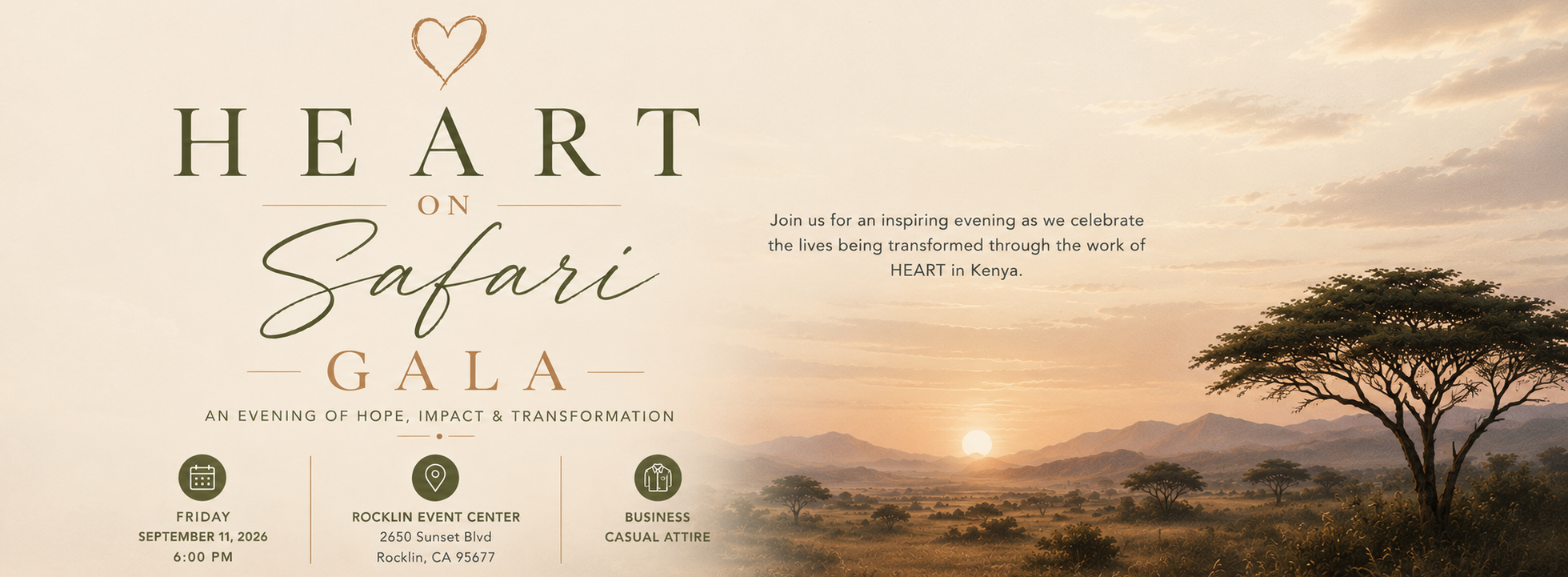 HEART on Safari Gala